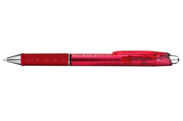 Pero kuličkové PENTEL BX477, červené