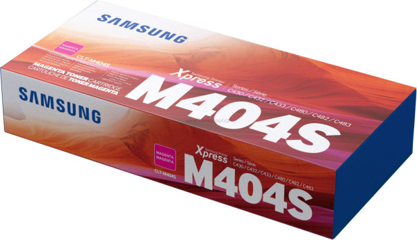 Toner SAMSUNG CLT-M404S Magenta, originální