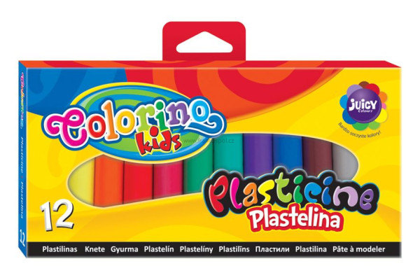 Plastelína COLORINO, 12 barev