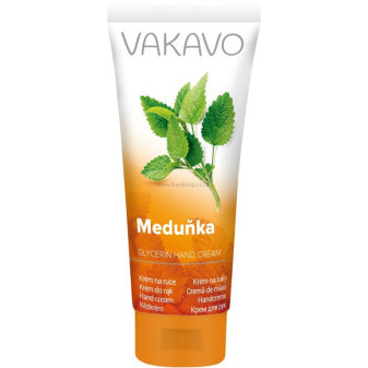 Krém na ruce VAKAVO Meduňka, 100 ml