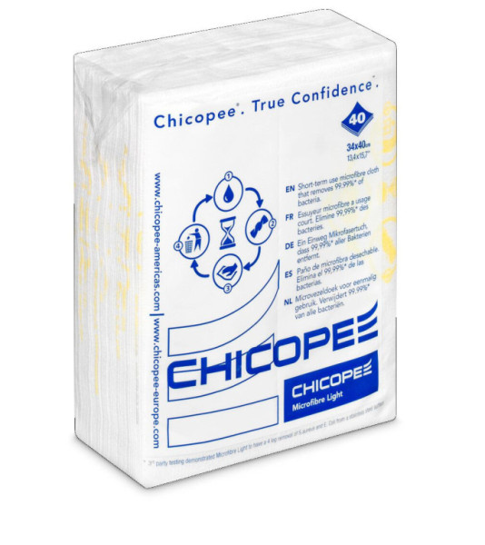 Utěrka CHICOPEE Microfibre Light, 40 x 34 cm, žlutá