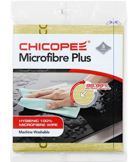 Utěrka CHICOPEE Microfibre Plus, 34 x 40 cm, žlutá