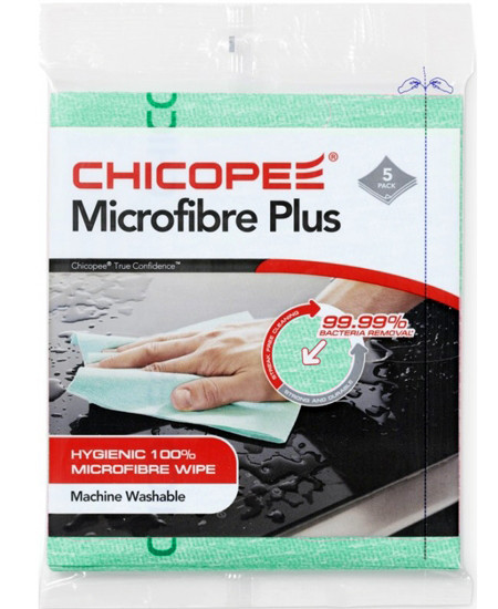 Utěrka CHICOPEE Microfibre Plus, 34 x 40 cm, zelená