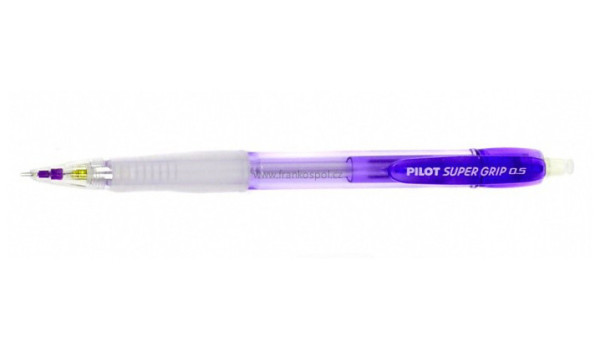 Automatická tužka PILOT Super Grip Neon 0,5 mm, fialová