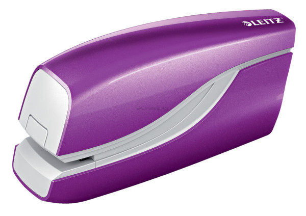 Sešívačka LEITZ NeXXt WOW 5566, elektrická, purpurová