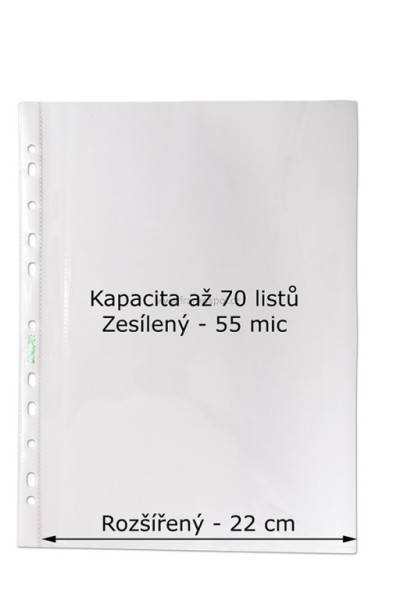 Obal A4 prospektový, E80 pevný 55my Concorde