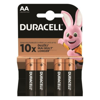 Baterie DURACEL Basic AA, 4 ks