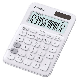 Kalkulačka CASIO MS 20UC WE, bílá