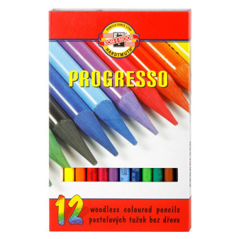 Pastelky KOH-I-NOOR Progresso, 12 barev