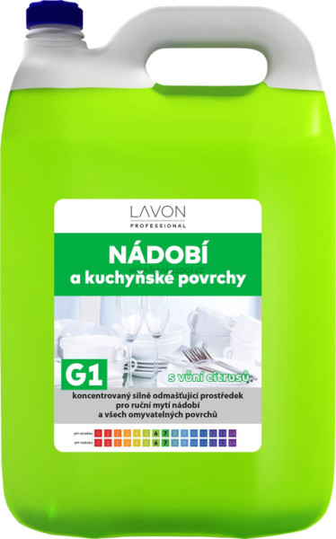 LAVON G1 nádobí a kuchyňské povrchy 5L