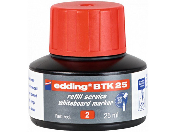 Náhradní inkoust EDDING BTK 25, červený