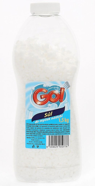 GO! sůl do myček nádobí, 1,5 kg