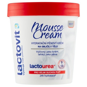 Tělový krém LACTOVIT Mousse Cream, lactourea, 250 ml