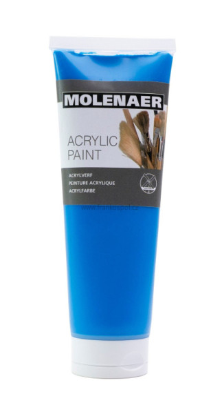 Akrylová barva CREALL Molenaer, 250 ml, modrá