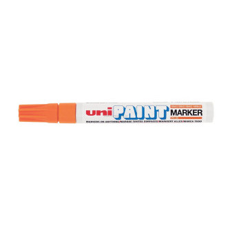 Lakový popisovač UNI Paint Medium, 2,2-2,8 mm, oranžový