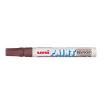 Lakový popisovač UNI Paint Medium, 2,2-2,8 mm, hnědý