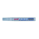 Lakový popisovač UNI Paint Medium, 2,2-2,8 mm, stříbrný