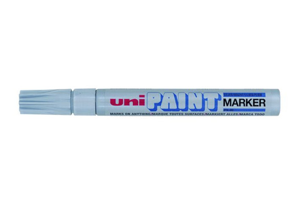 Lakový popisovač UNI Paint Medium, 2,2-2,8 mm, stříbrný