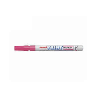 Lakový popisovač UNI Paint Fine, 0,8-1,2 mm, růžový