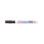 Lakový popisovač UNI Paint Fine, 0,8-1,2 mm, černý