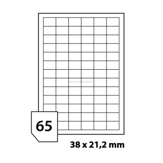 Print etikety 38 x 21,2 mm ECO