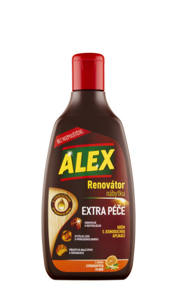 ALEX renovátor nábytku, extra péče, krém, 250 ml