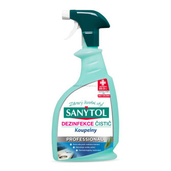 SANYTOL Professional dezinfekční čistič koupelny, rozprašovač, 750 ml