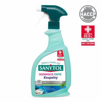 SANYTOL Professional dezinfekční čistič koupelny, rozprašovač, 750 ml