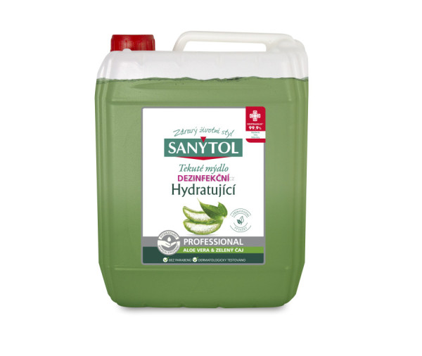 SANYTOL Professional antibakteriální hydratující mýdlo na ruce, 5 l