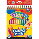 Pastelky COLORINO Jumbo, 12 barev