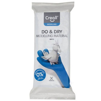 Modelovací hmota CREALL DO&DRY, hypoalergenní, 0,5 kg, bílá