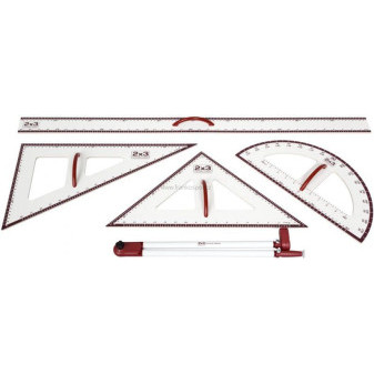 Rýsovací sada P-AS140 na magnetické tabule
