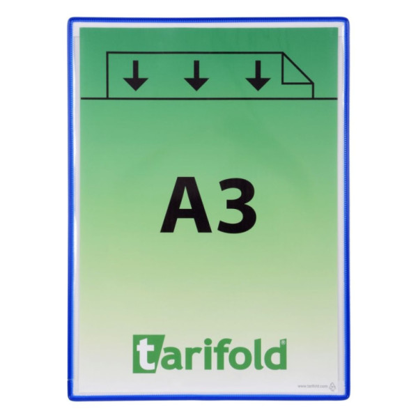 Samolepící rámeček TARIFOLD s kapsou, A3, modrý