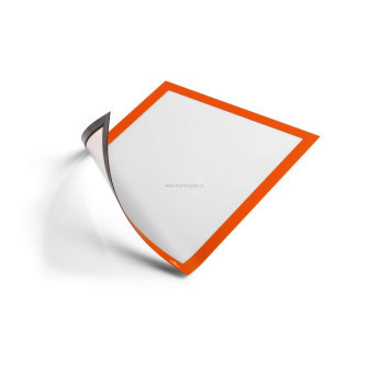 Magnetický rámeček DURABLE Duraframe Magnetic, A4, oranžový