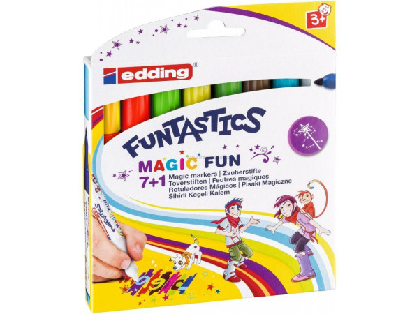 Kouzelné fixy EDDING 13 Funtastics, 8 sada