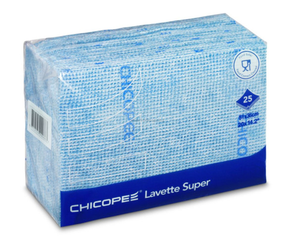 Utěrka CHICOPEE Lavette Super, 51 x 36 cm, modrá