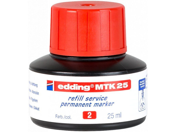 Náhradní inkoust EDDING MTK 25, červený