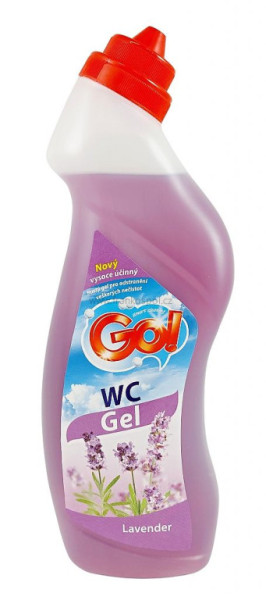 GO! WC gel čistič, lavender, 750 ml