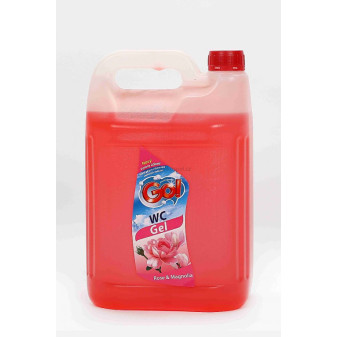 GO! WC gel čistič, rose & magnolia, 5 l