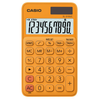 Kalkulačka CASIO SL 310UC RG, oranžová