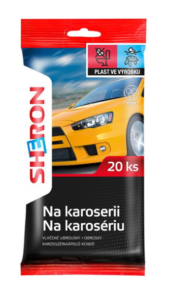 SHERON vlhčené ubrousky na karoserii