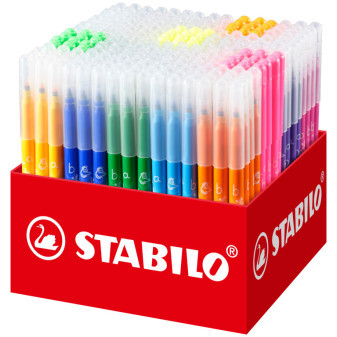 Fixy STABILO Trio A-Z, 240 ks (20 barev)