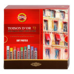 Suché pastely KOH-I-NOOR Toison d´or, 72 barev