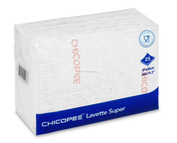 Utěrka CHICOPEE Lavette Super, 51 x 36 cm, bílá