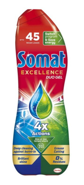 SOMAT gel do myčky Excellence DUO, 45 dávek, 810 ml