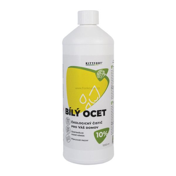 KITTFORT Bílý ocet 10%, 1 l