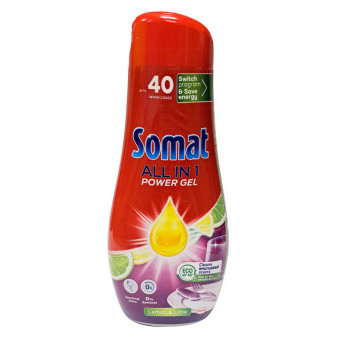 SOMAT gel do myčky All in One, Lemon & Lime, 40 dávek, 720 ml