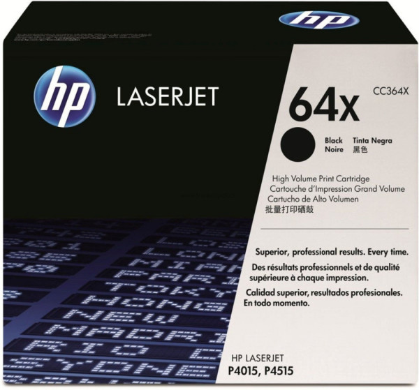 Toner HP CC364X Black, originální