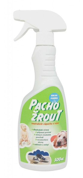 Neutralizér zápachu PACHOŽROUT 500 ml, bavlna-pivoňka