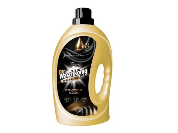 Prací gel WASCHKÖNIG Protein Care, Dark & Black, 100 PD, 3 l